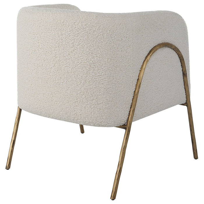 Jacobsen Accent Chair, Natural Shearling