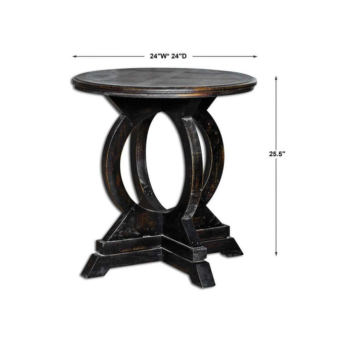 Maiva Side Table, Black