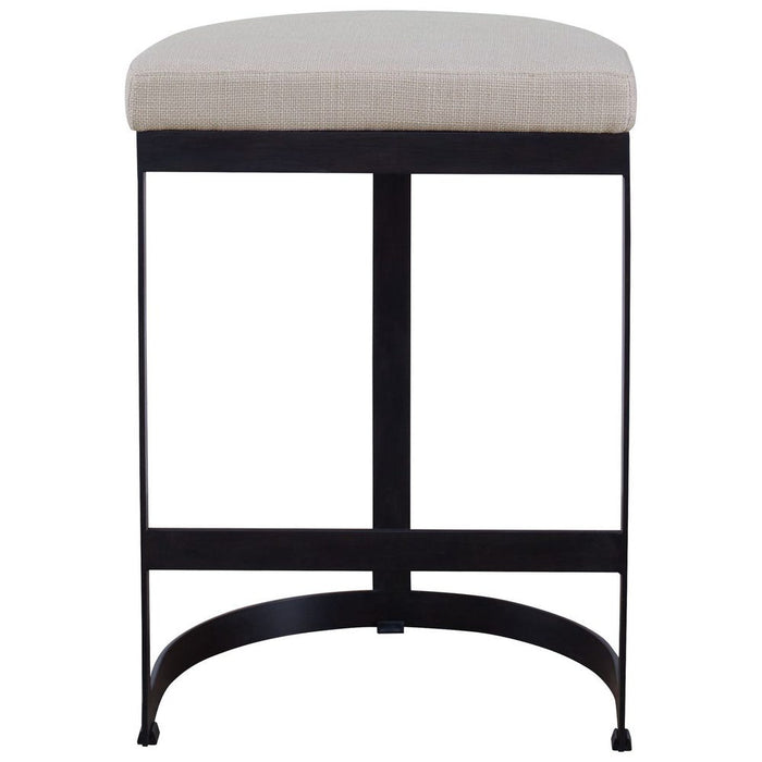 Ivanna Counter Stool, Black - Beige