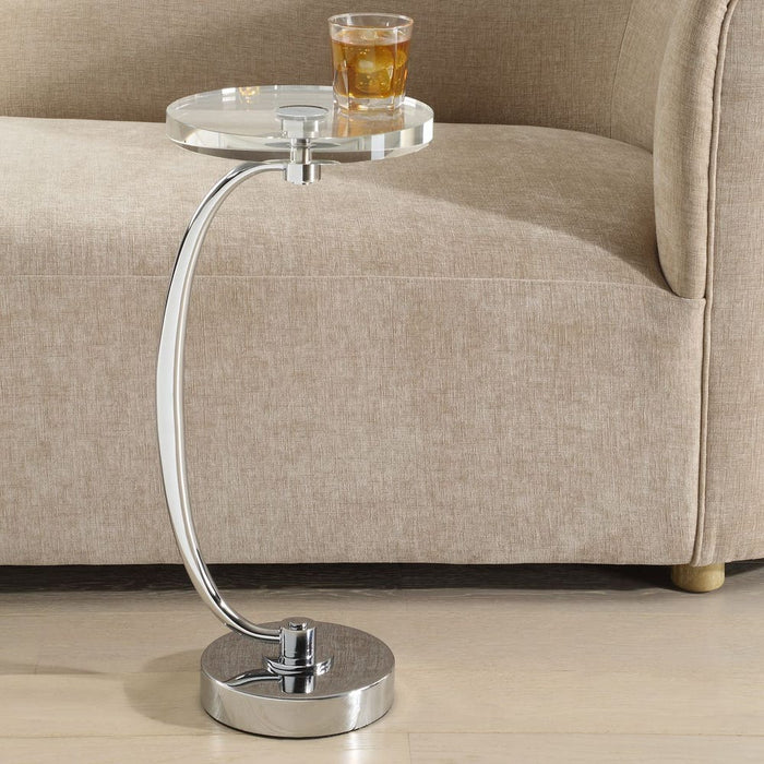 Waveney Drink Table, Nickel