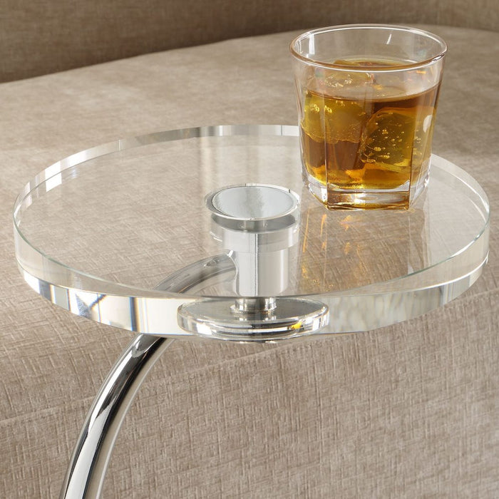 Waveney Drink Table, Nickel