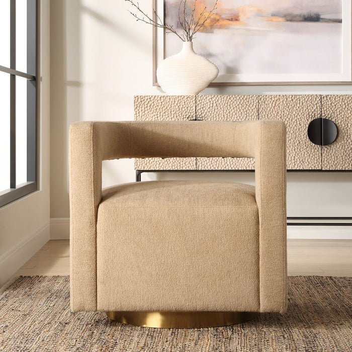 Grounded Swivel Chair