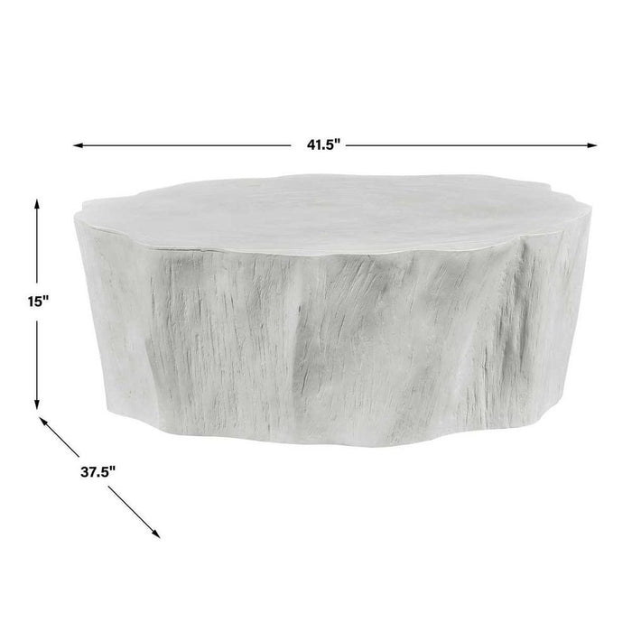 Woods Edge Coffee Table, White