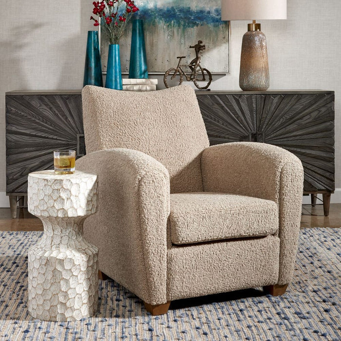 Teddy Accent Chair, Latte