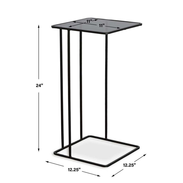 Cadmus Accent Table, Black
