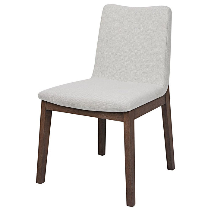 Delano Armless Chair, Walnut, 2 PER BOX, Priced Each