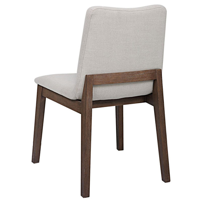Delano Armless Chair, Walnut, 2 PER BOX, Priced Each