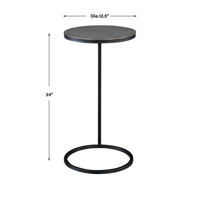 Brunei Accent Table, Nickel