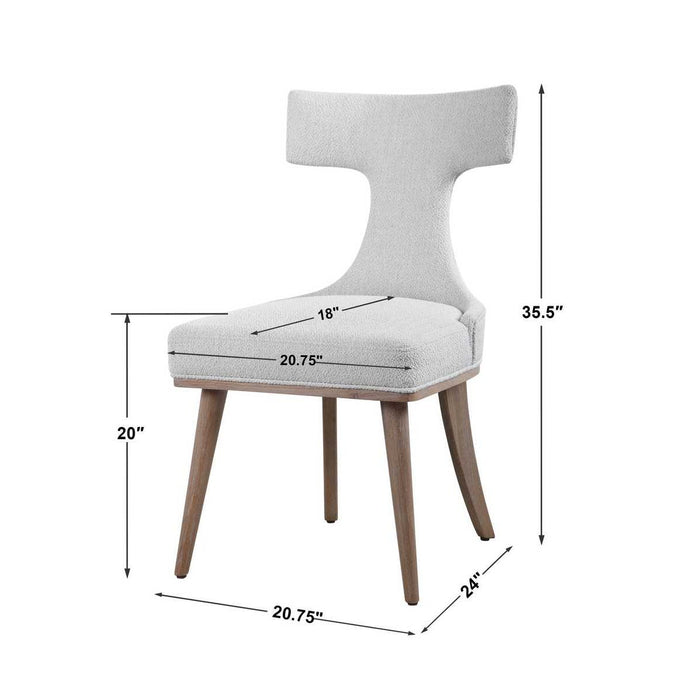 Klismos Accent Chair, 2 Per Box, Priced Each