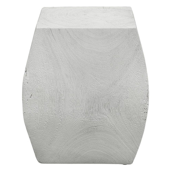 Grove Accent Stool, Ivory