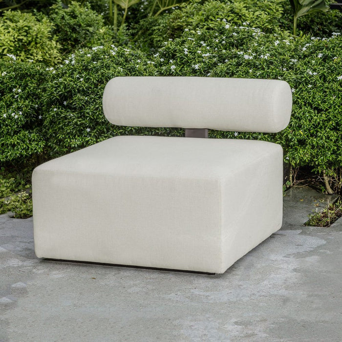 Bolster Back Outdoor Sofa, Armless