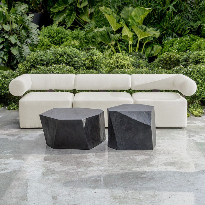 Bolster Back Outdoor Sofa, Armless