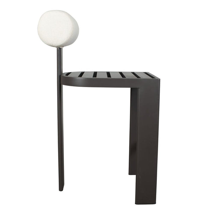 Bolster Back Outdoor Bar Stool