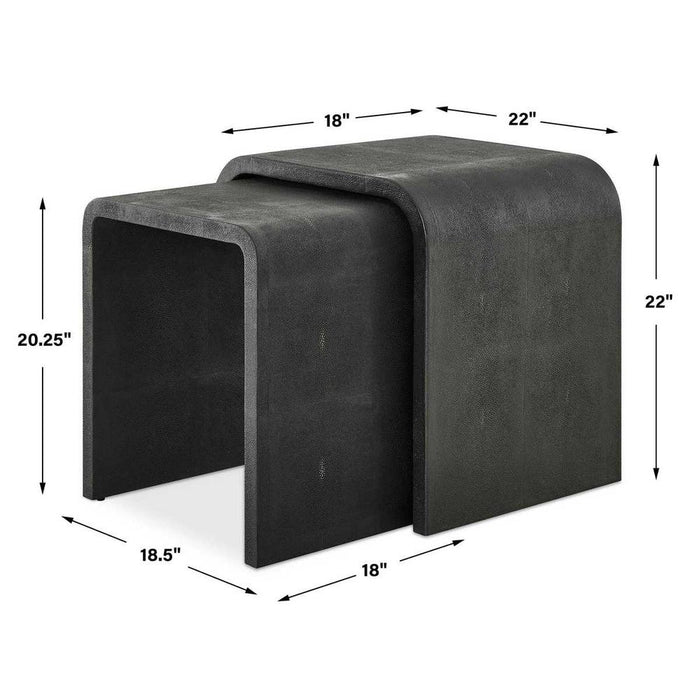 Interpose Side Table, S/2