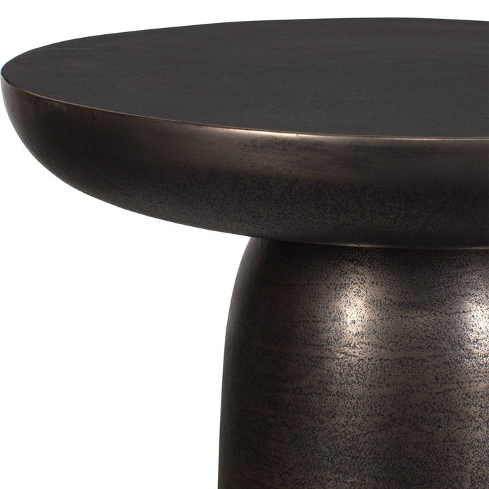 Joppa Outdoor Accent Table, Golden Dark Bronze