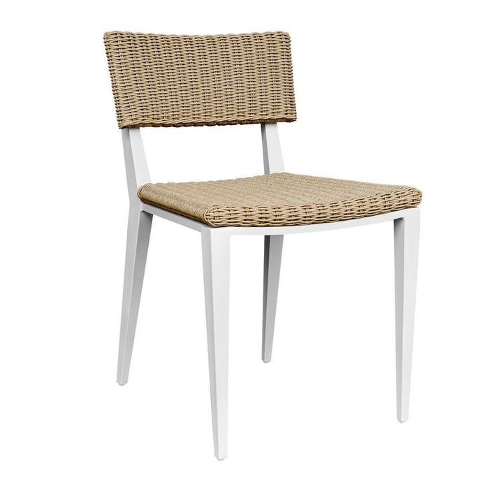 Calbas Outdoor Dining Chair, White