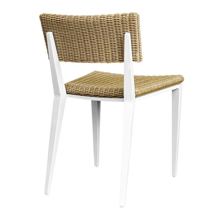 Calbas Outdoor Dining Chair, White