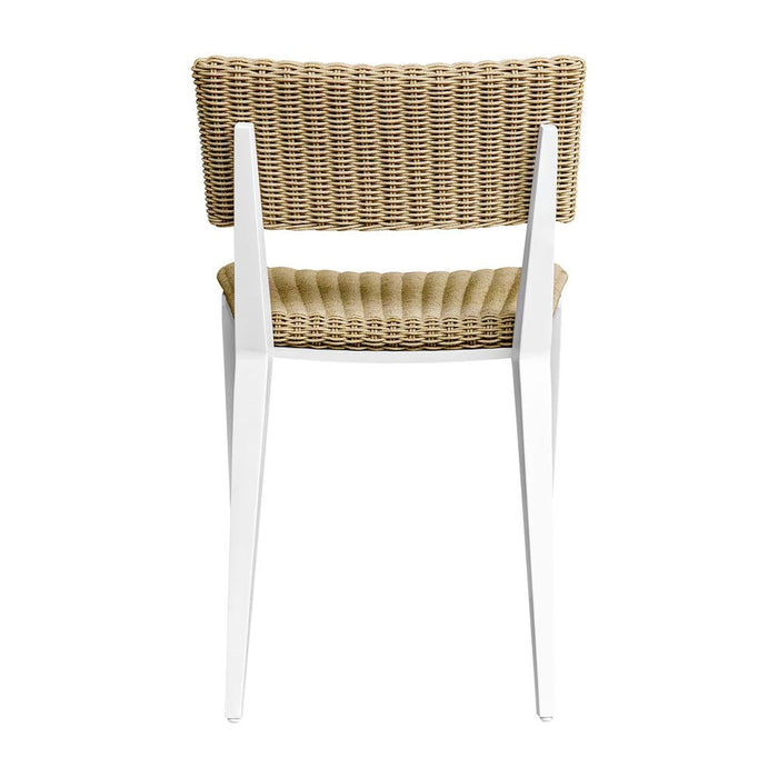 Calbas Outdoor Dining Chair, White