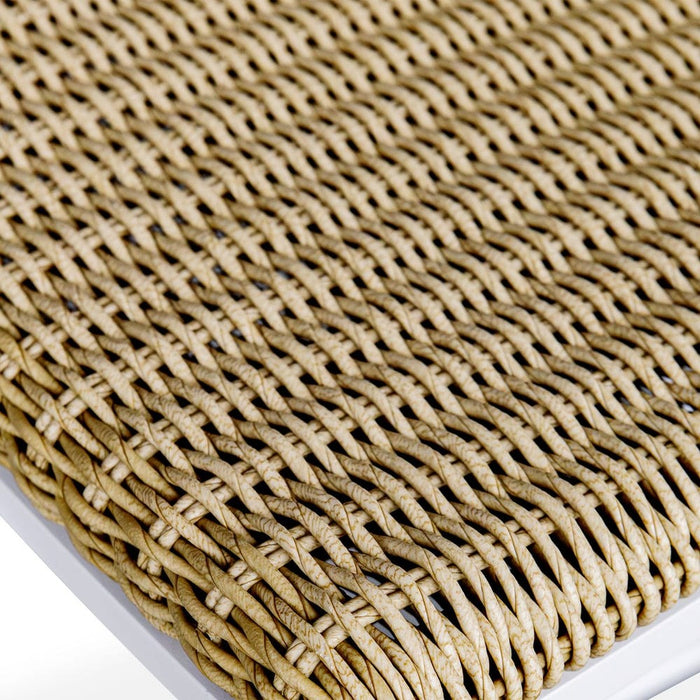 Calbas Outdoor Counter Stool, White