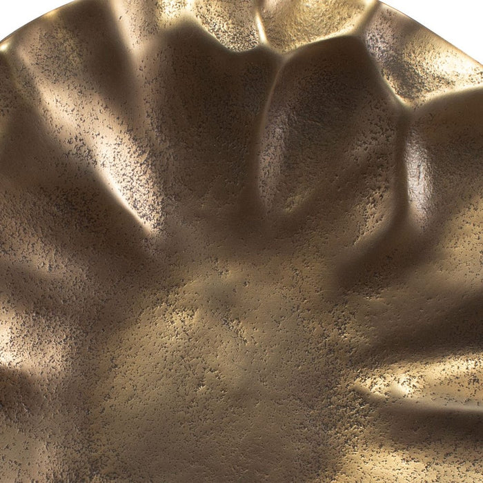 Peonia Outdoor Wall Decor, Gold, S/3