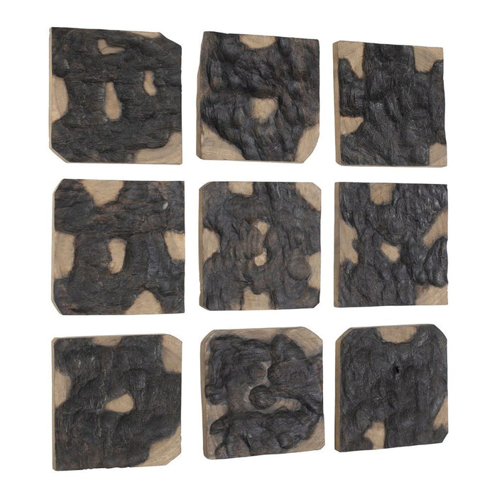 Ignite Wood Wall Decor, S/9