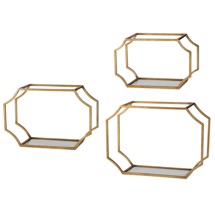 Lindee Wall Shelves, S/3