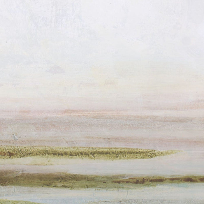 Hazy Lake Framed Canvas