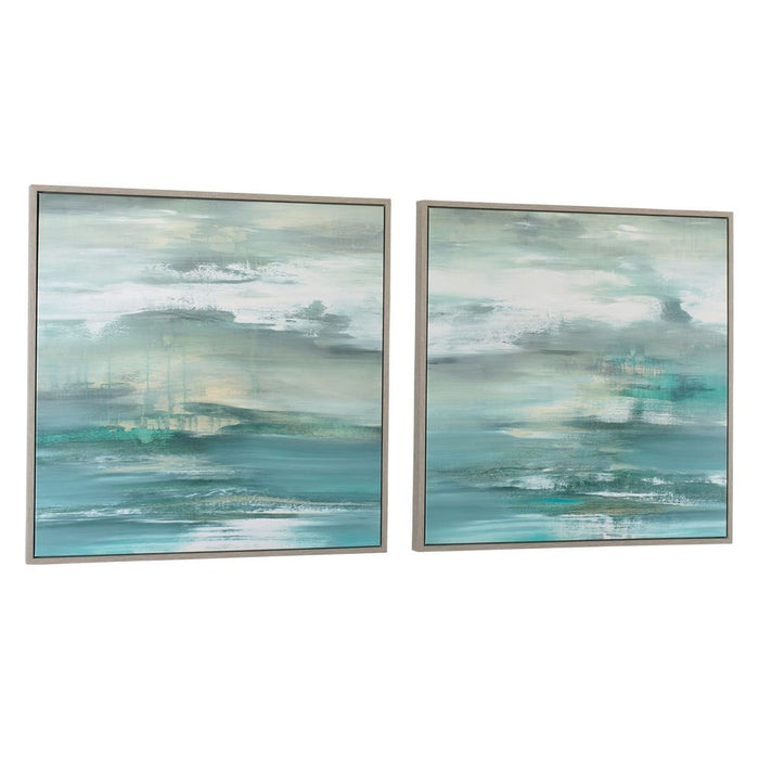 Tranquil State of Mind, Framed Canvases, S/2