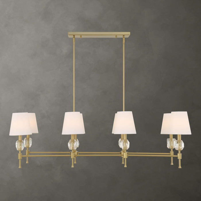 Arques 8 Lt Linear Chandelier
