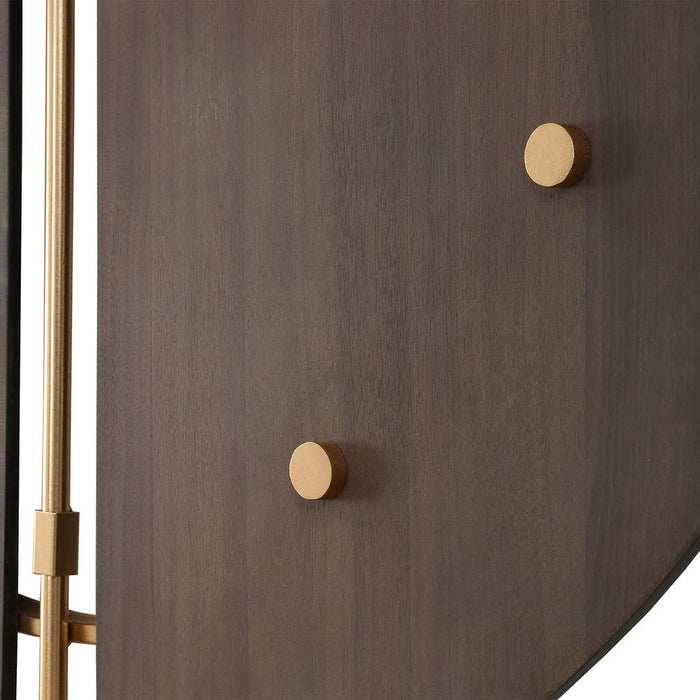 Walnut Elegance, Clock