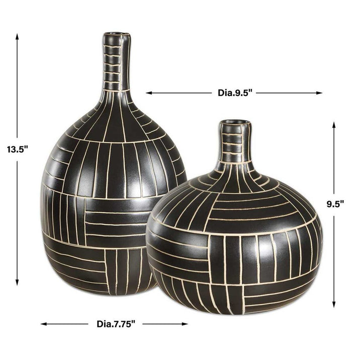Graphite Stride Vases, S/2
