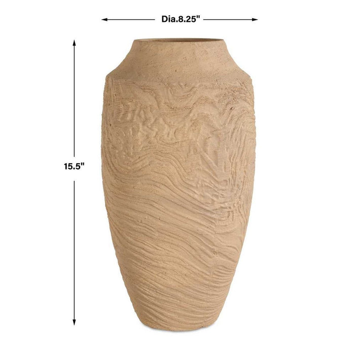 Sandstone Flow Vase, Large