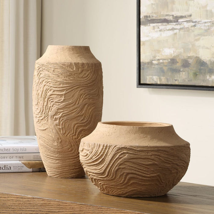 Sandstone Flow Vase, Large