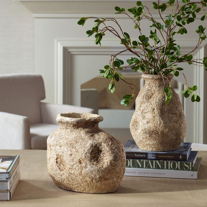 Ancient Echos Outdoor Vases, S/2