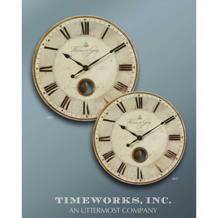 Harrison Gray 23" Wall Clock