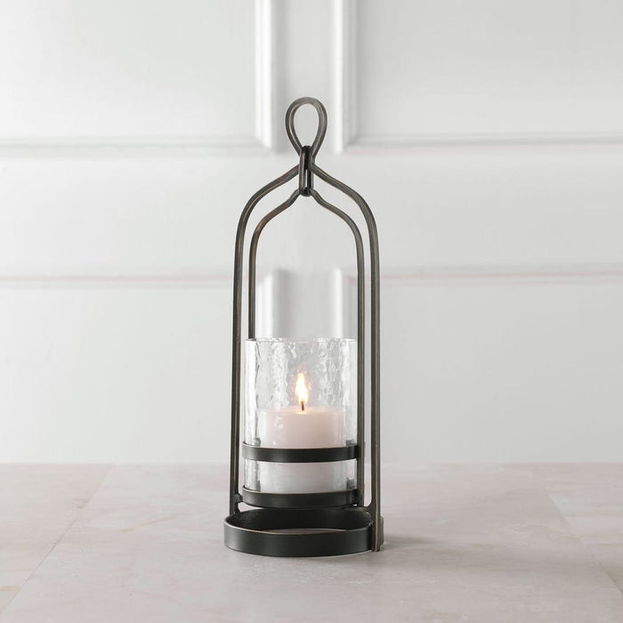 Shepherd Candleholder, Bronze