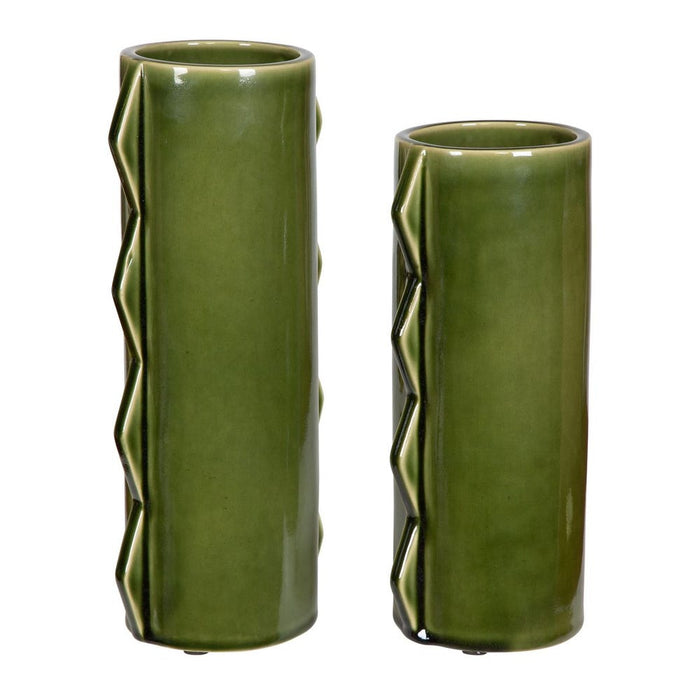 Meander Outdoor Vases, S/2