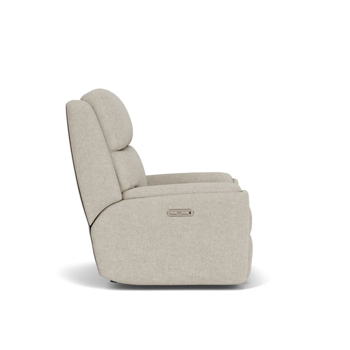 Rio Fabric Power Rocking Recliner with Power Headrest