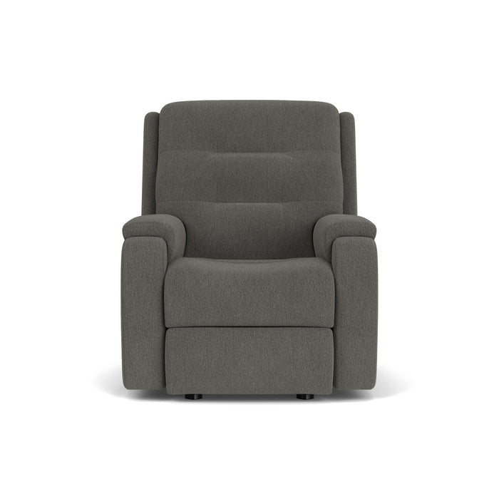 Arlo Fabric Power Rocking Recliner with Power Headrest