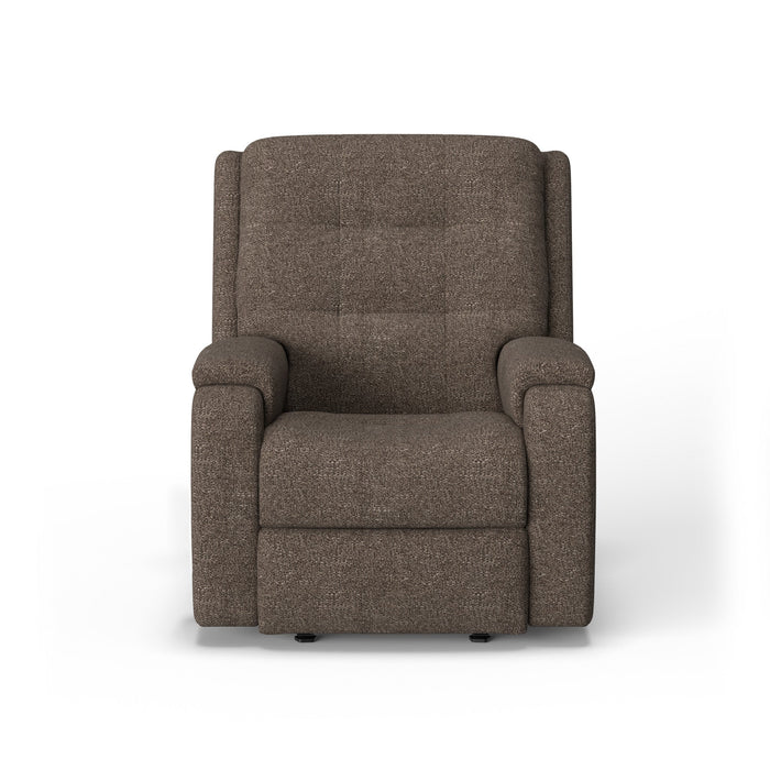 Arlo Fabric Power Recliner with Power Headrest & Lumbar