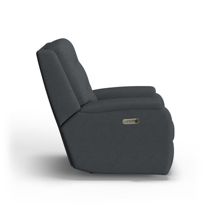 Arlo Fabric Power Recliner with Power Headrest & Lumbar