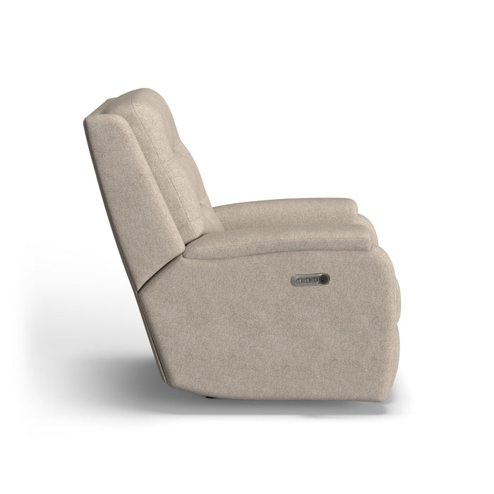 Arlo Fabric Power Recliner with Power Headrest & Lumbar