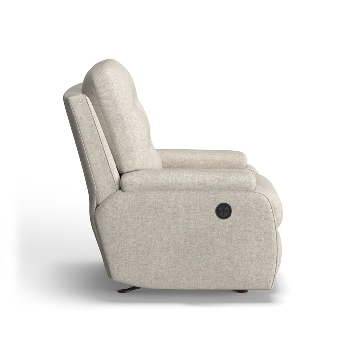 Kerrie Fabric Power Rocking Recliner