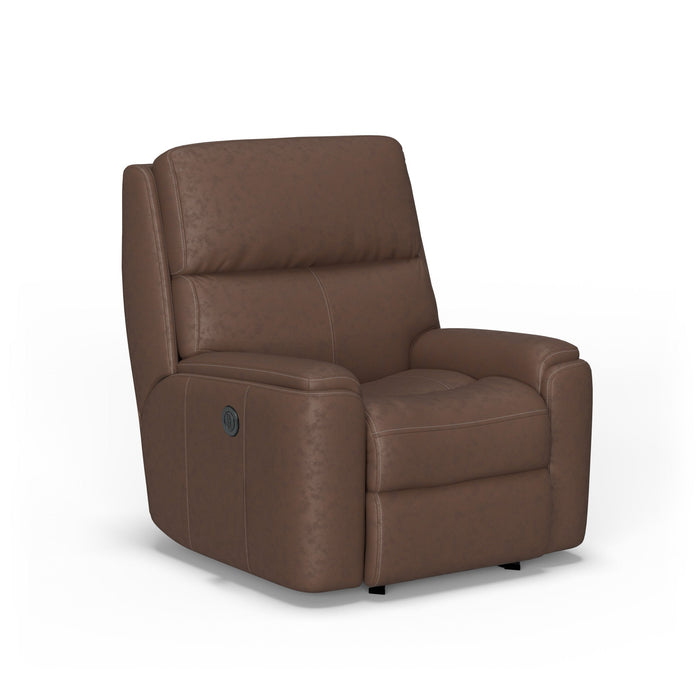 Rio Leather Power Rocking Recliner