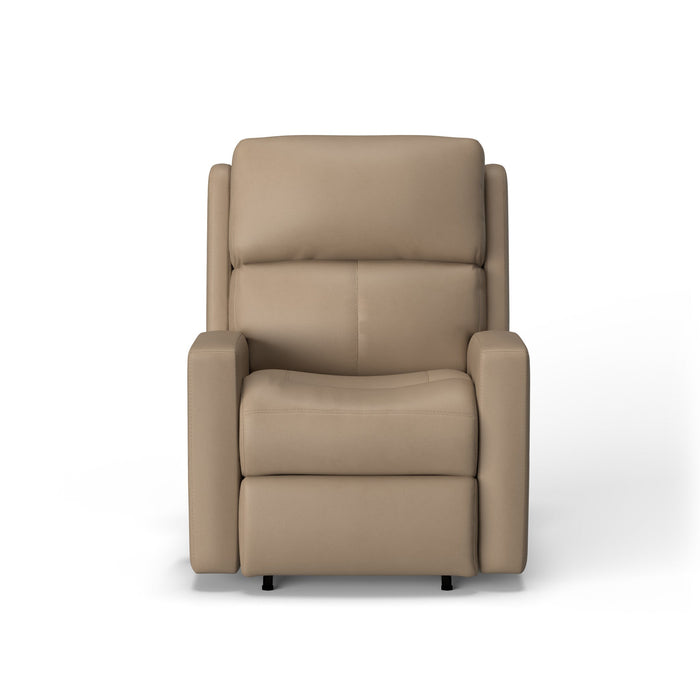 Catalina Leather Power Rocking Recliner with Power Headrest