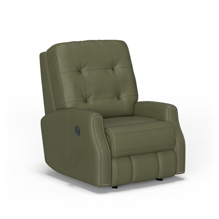 Devon Leather Power Rocking Recliner