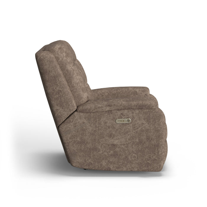 Arlo Leather Power Recliner with Power Headrest