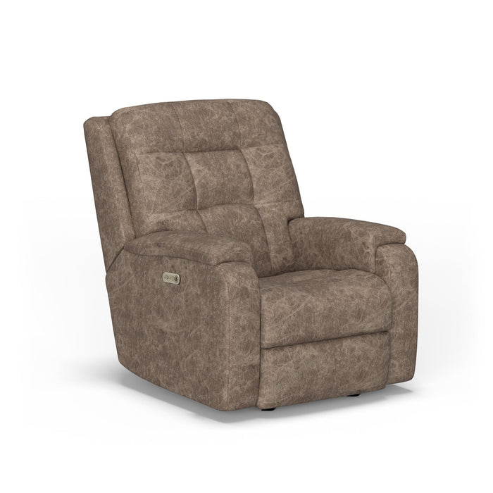 Arlo Leather Power Recliner with Power Headrest
