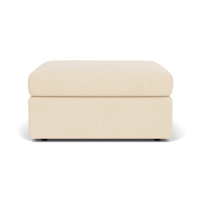 Sky Fabric Square Cocktail Ottoman