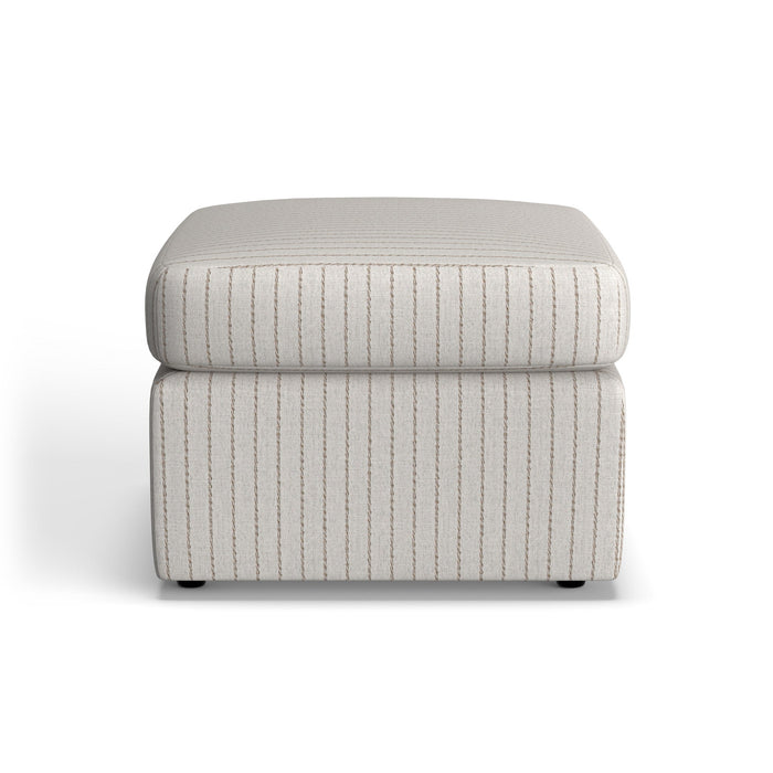 Sky Fabric Ottoman